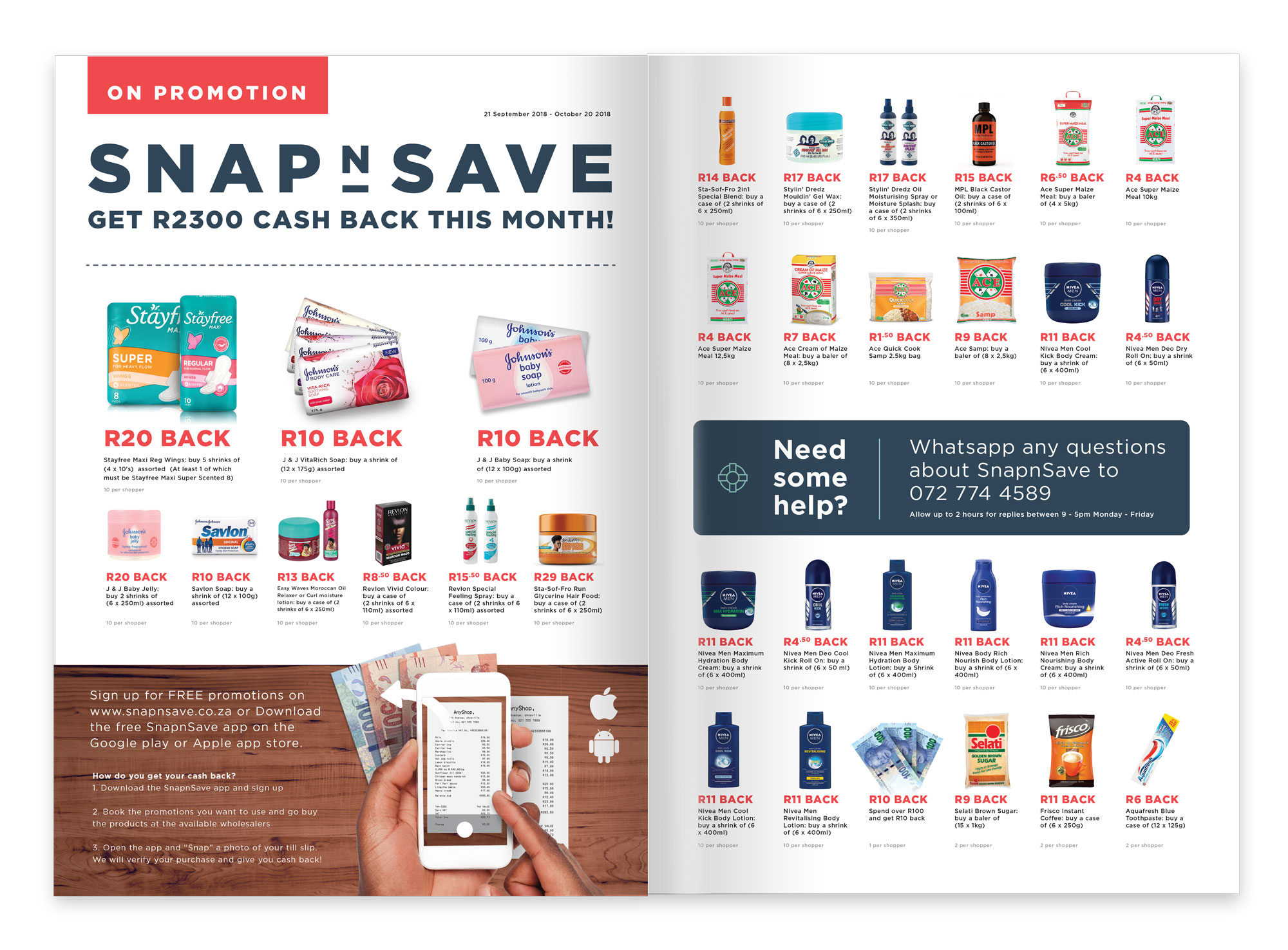 SnapnSave- Wholesale Channel Broadsheet - Sept '18